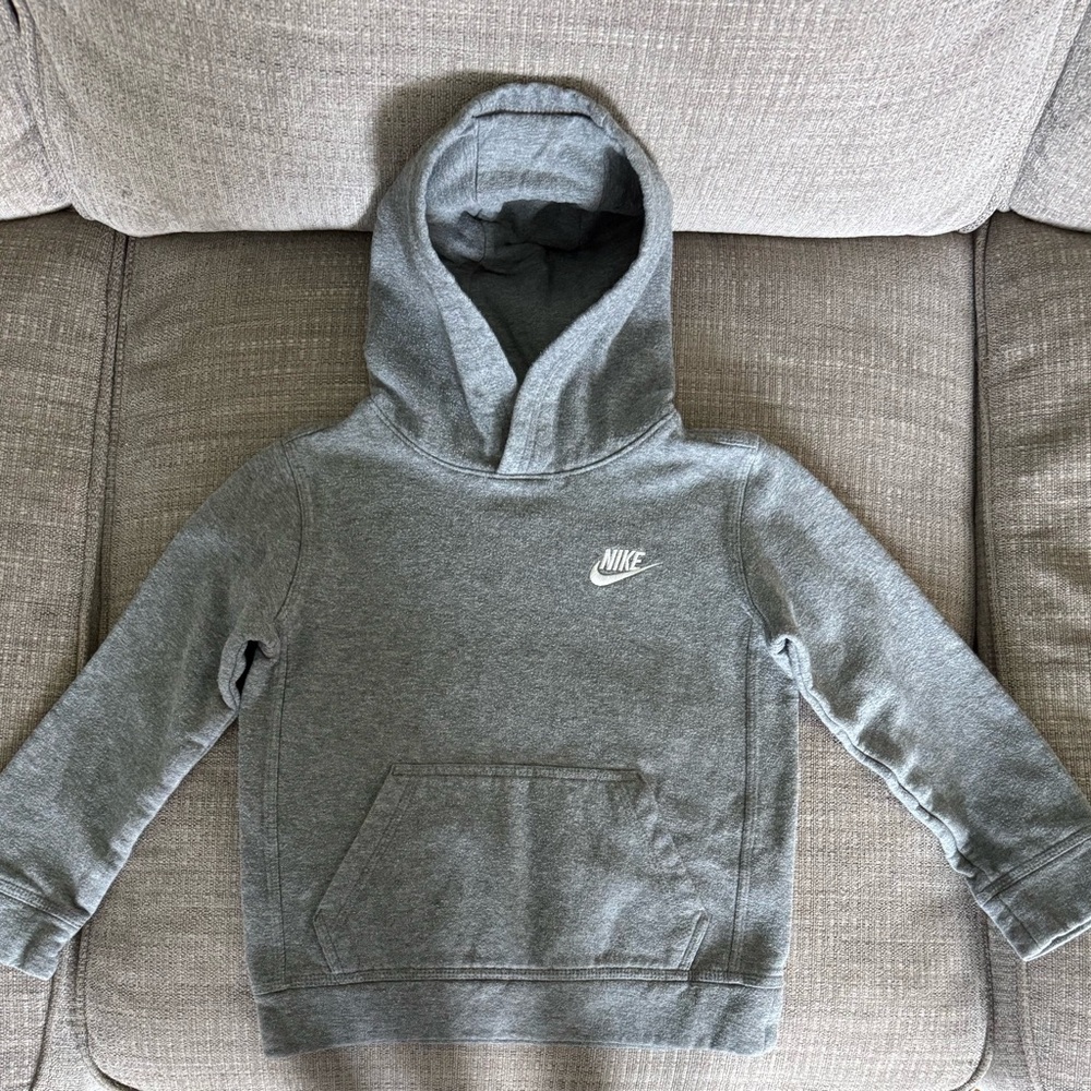 Nike Kids Charcoal Gray Hoodie